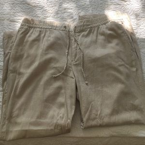 Old Navy XL Sand Colored Linen Pants